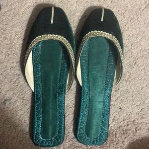 Pakistani  Indian velvet khusas